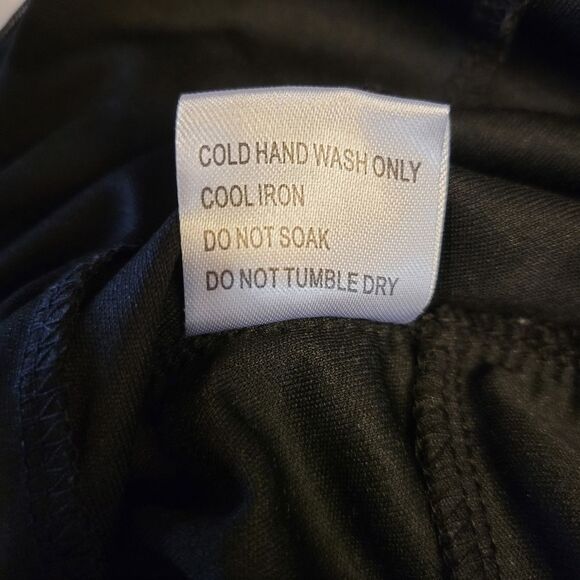 Thats so Fetch Long Sleeve Bodysuit Black Ruched Mesh Women's 4 - Picture 8 of 15